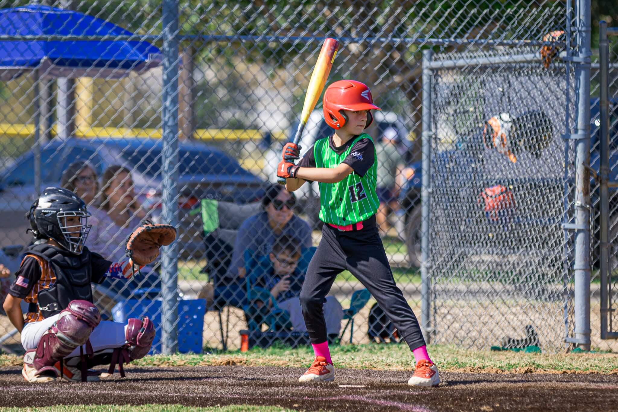 Arie at bat for the Party Animals
