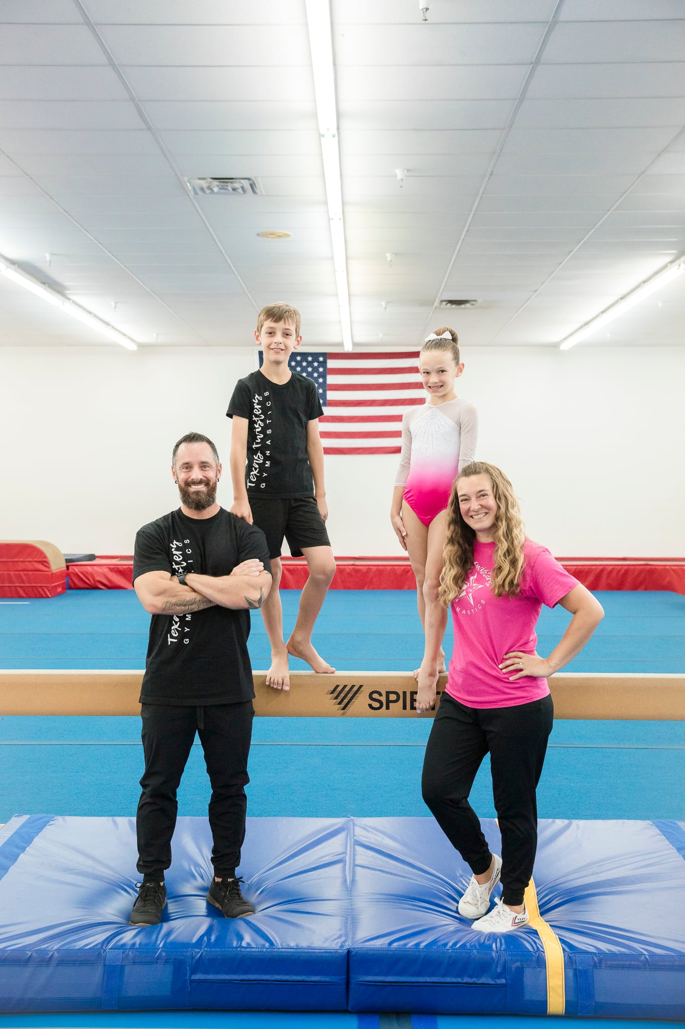 The owners of Texas Twisters Gymanstics