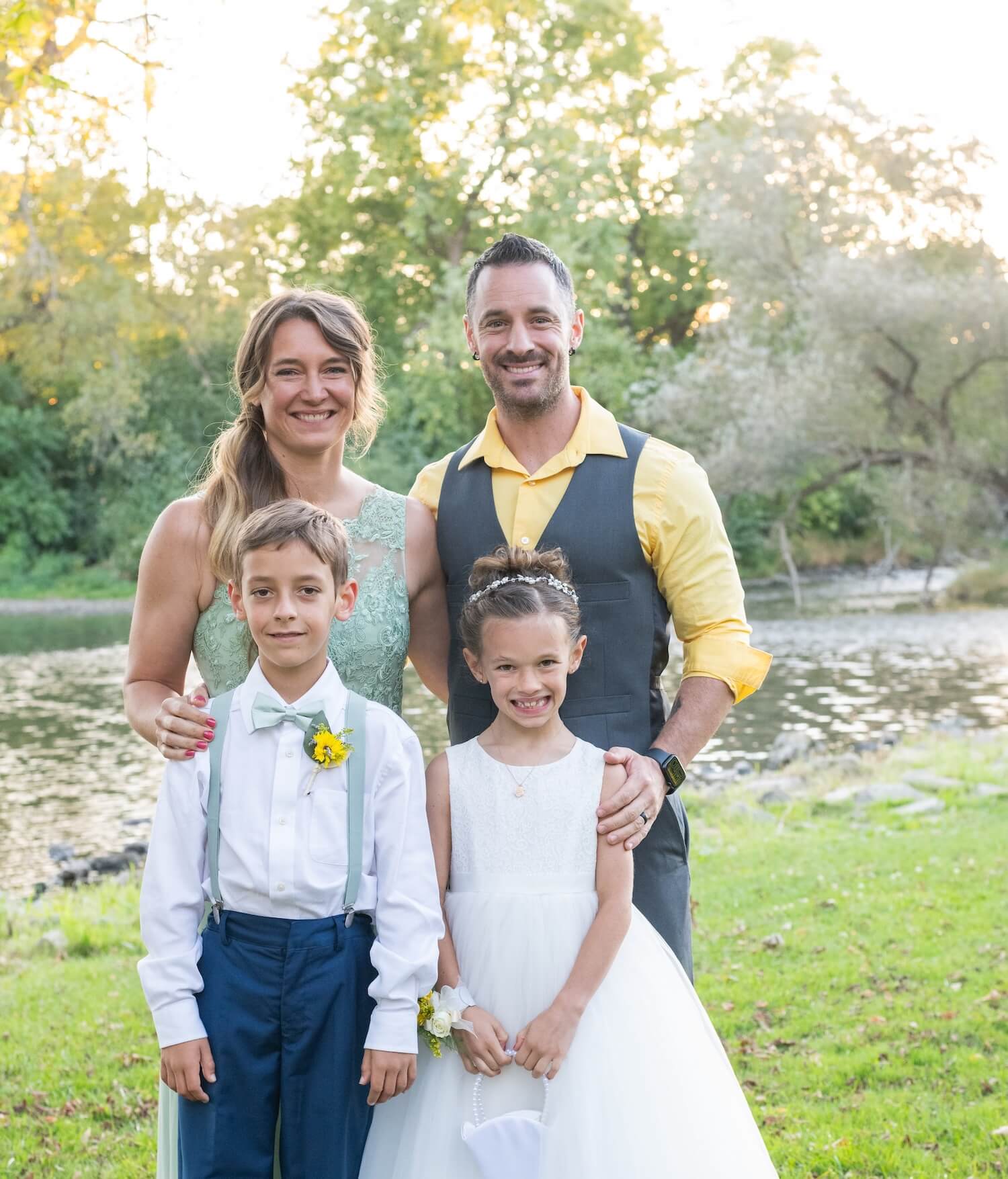 A boy pitching in a baseball game