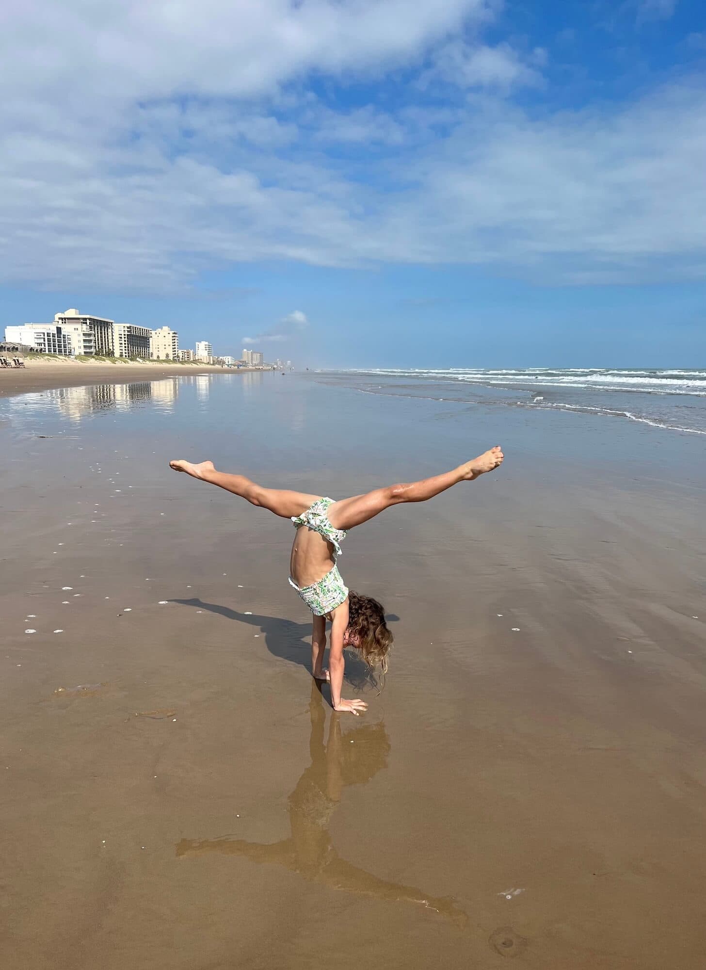 A family smiling together