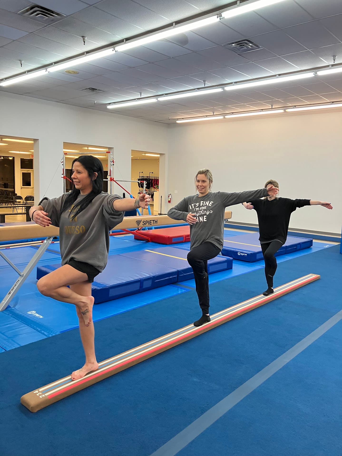 Adults training together at Texas Twisters